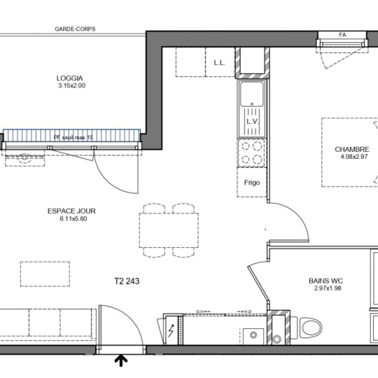  Annonces VENISSIEUX : Appartement | BOURG-EN-BRESSE (01000) | 43 m2 | 159 700 € 