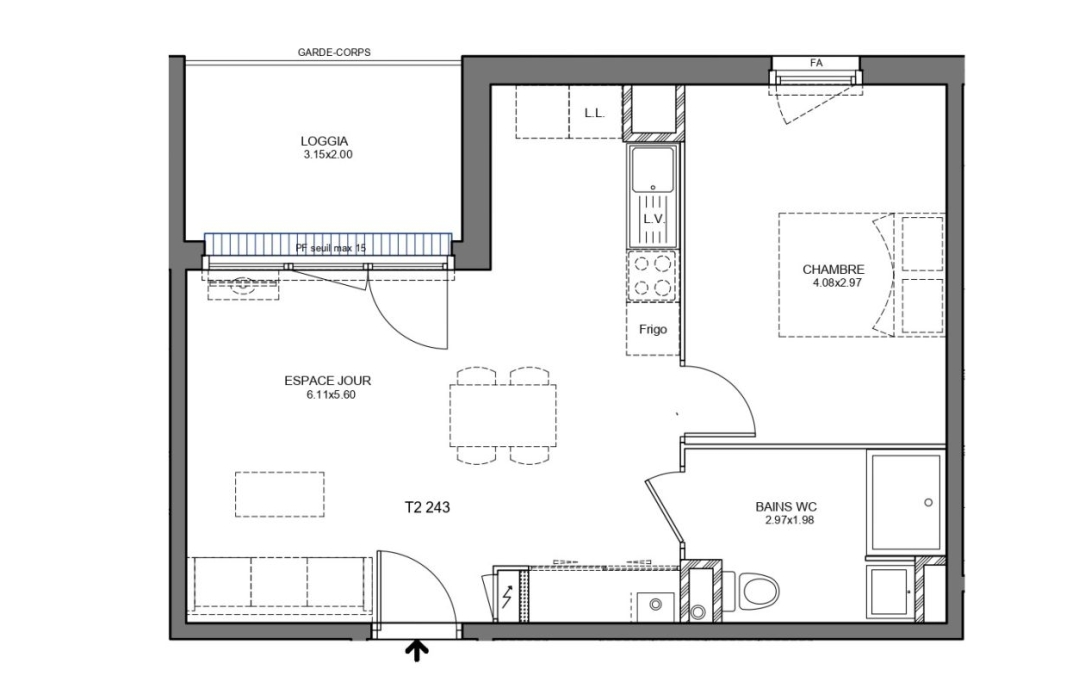 Annonces VENISSIEUX : Appartement | BOURG-EN-BRESSE (01000) | 43 m2 | 159 700 € 