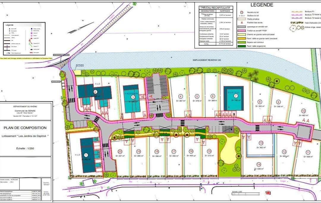 Annonces VENISSIEUX : Terrain | GENAS (69740) | 0 m2 | 240 000 € 